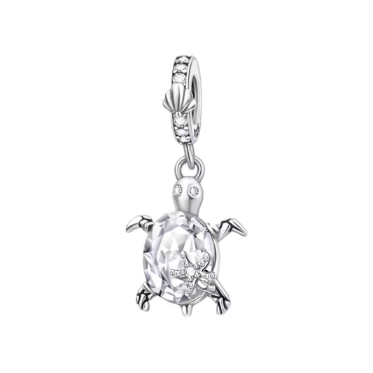Weißer Schildkröten Charm