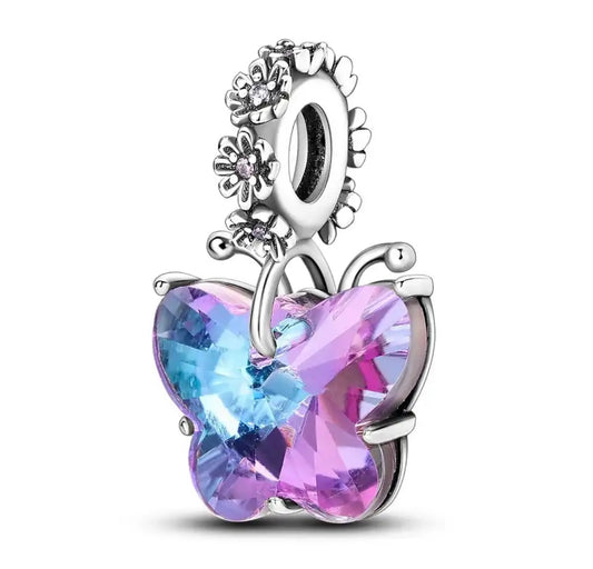Pastell Butterfly Charm